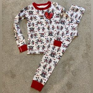 Hannah Andersson sz 8 Mickey & Minnie PJs